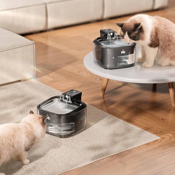 Wireless Stainless Steel Cat Fountain