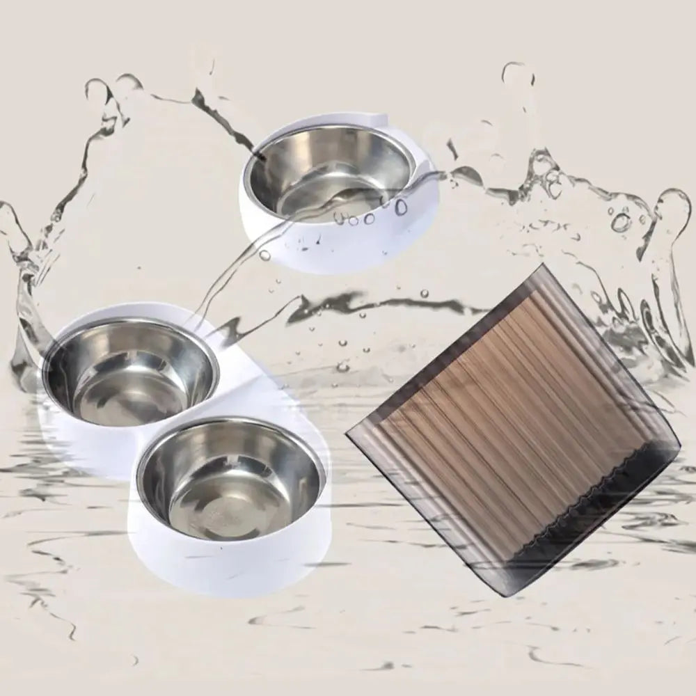 Double Bowl Smart Pet Feeder with Camera