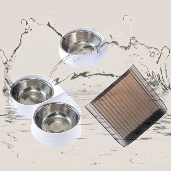 Double Bowl Smart Pet Feeder with Camera