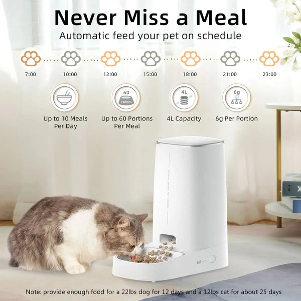 Automatic Cat Feeder with WiFi Control