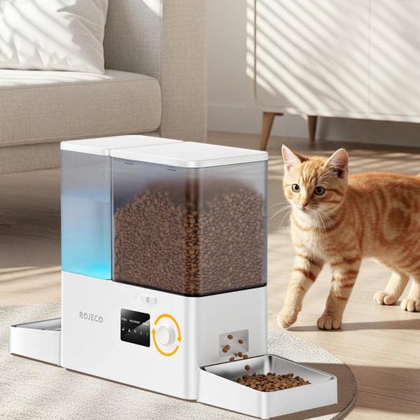 2-in-1 Pet Feeder & Water Fountain