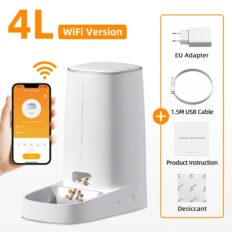 Automatic Cat Feeder with WiFi Control