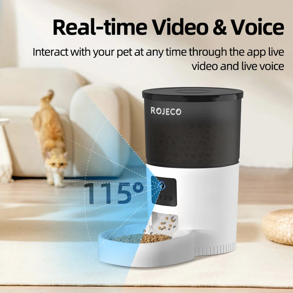 Smart Remote Feeder with Camera & Voice