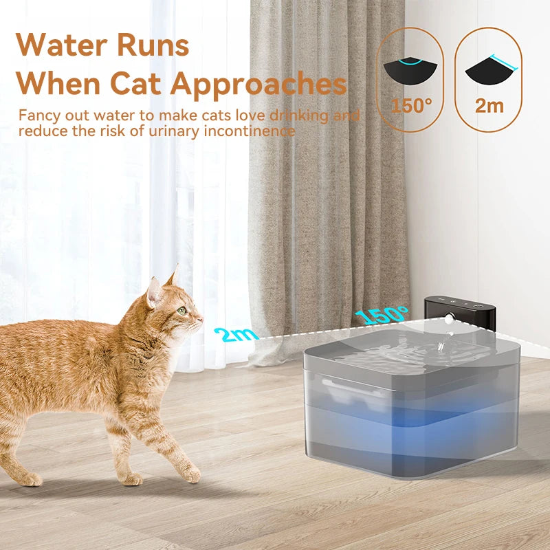 Wireless Automatic Cat Water Fountain