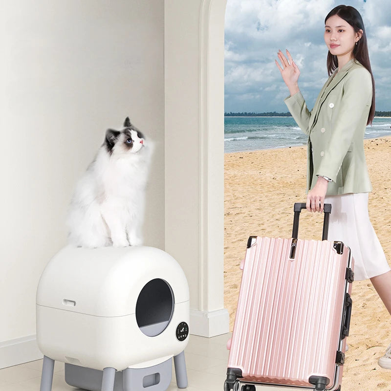 Intelligent Self-Cleaning Cat Litter Box