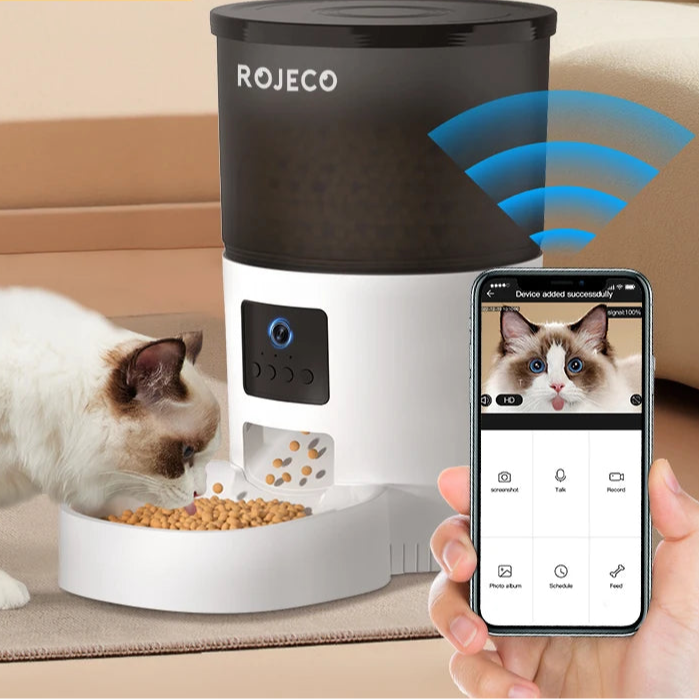 Smart Remote Feeder with Camera & Voice