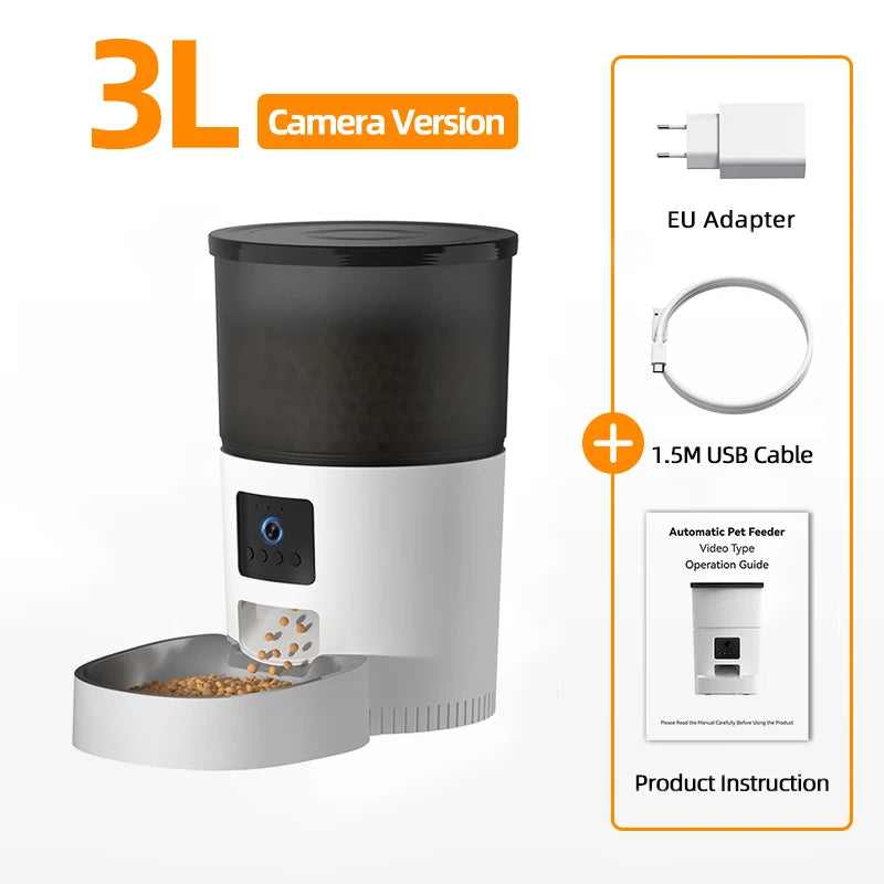 Smart Remote Feeder with Camera & Voice