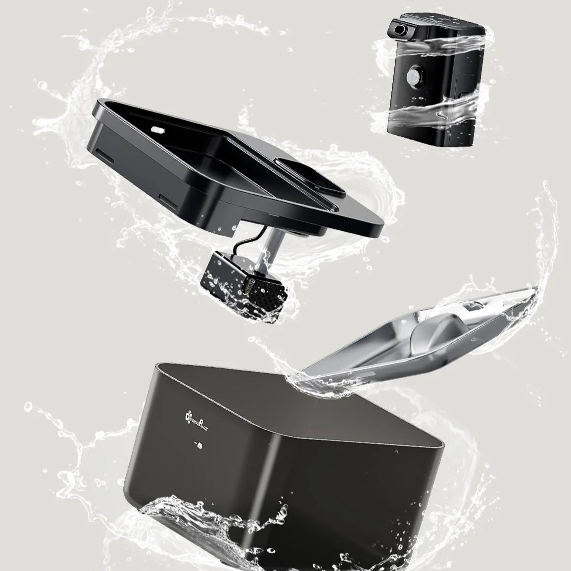 Wireless Stainless Steel Cat Fountain